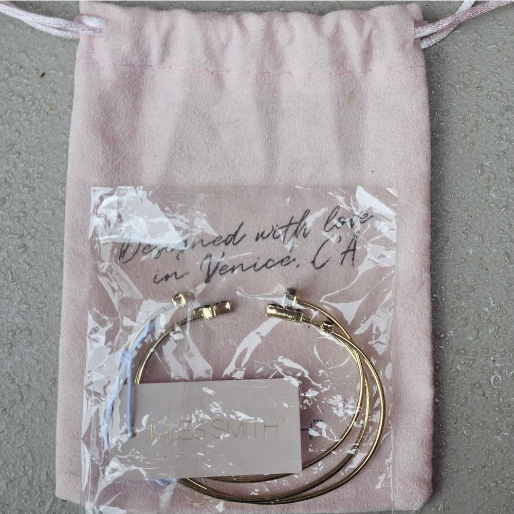 Pave Cuff bracelets 14K Gold & Black by Jules Smith Designs Venice Beach CA NEW - Picture 6 of 12